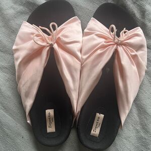 Repetto Women's Pink Satin Sandals (Jive Sandals) Size 38